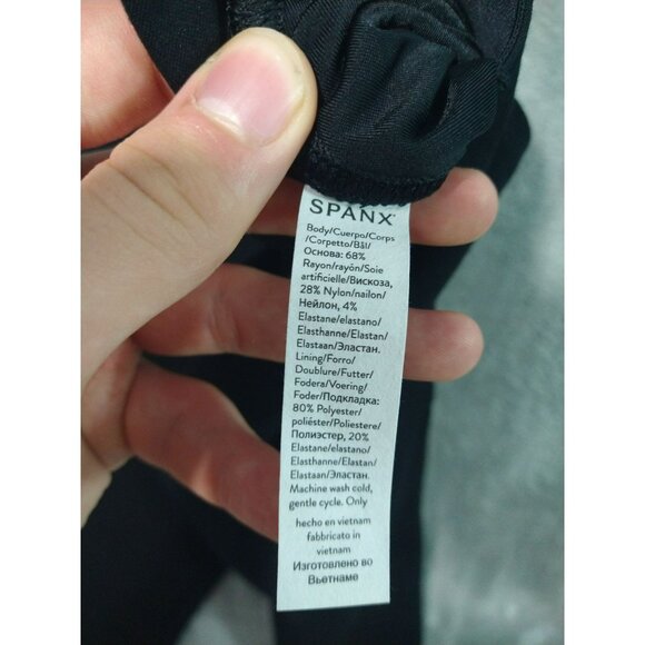 Spanx Joggers Womens Small Black Perfect Pant Active Stretch - Picture 9 of 11
